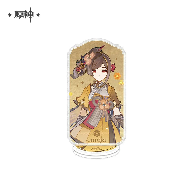 Genshin Impact Brocade Night Theme Series Badge & Acrylic Standee