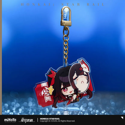 Honkai: Star Rail Pom-Pom Exhibition Hall Series Acrylic Pendant Keychain