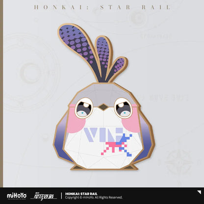 Honkai: Star Rail Acrylic Origami Bird Clash Metal Bookmark