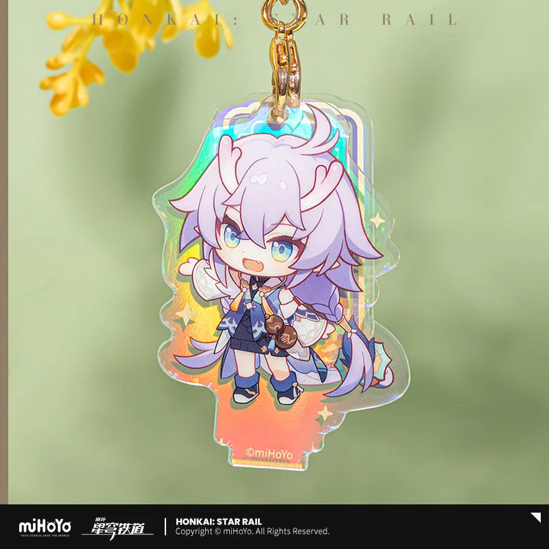 Honkai: Star Rail Train Travel Chibi Series Acrylic Standee Keychain