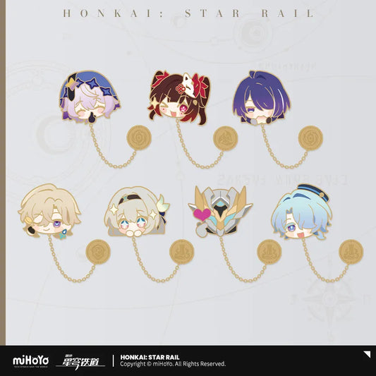 Honkai: Star Rail Pom-Pom Exhibition Hall Series Metal Chain Badge