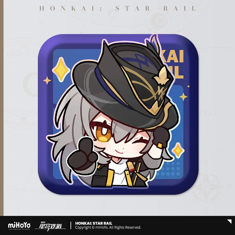 Honkai: Star Rail Pom-Pom Exhibition Hall Series Square Badge