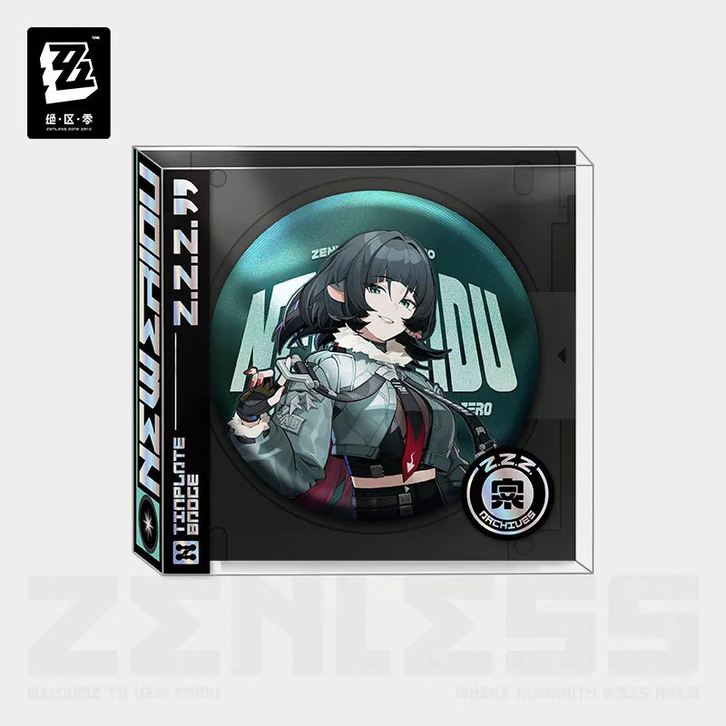Zenless Zone Zero Tinplate Badge Unknown Faction