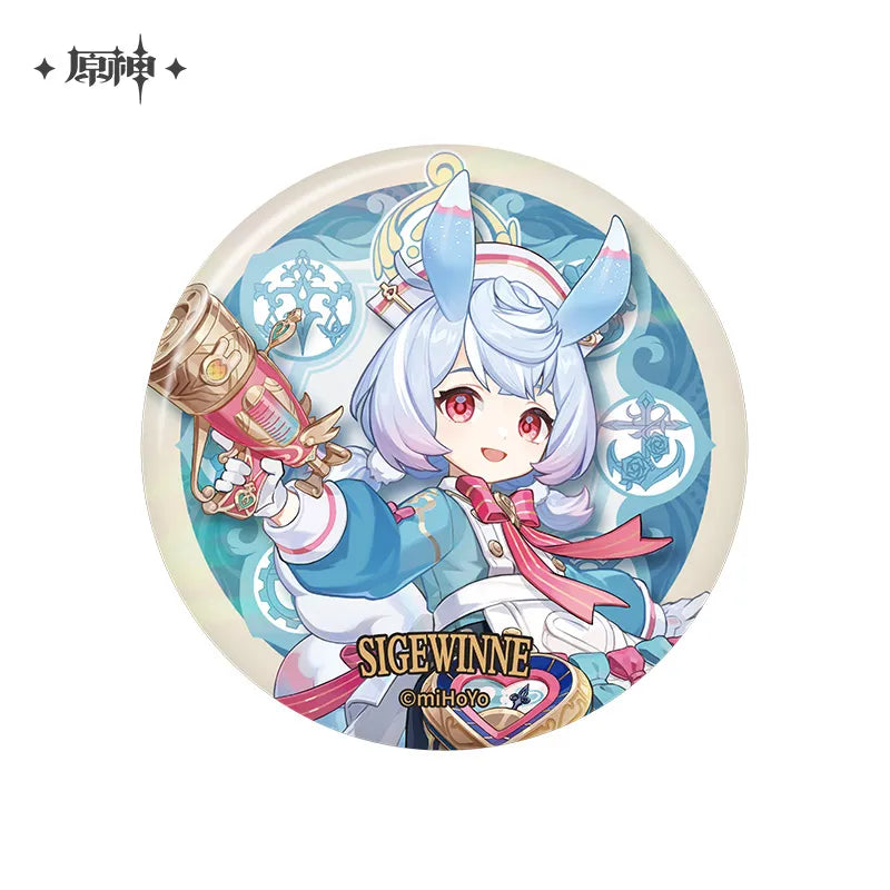 Genshin Impact Fontaine Themed Series Character Badge