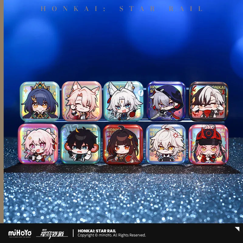 Honkai: Star Rail Pom-Pom Exhibition Hall Series Square Badge