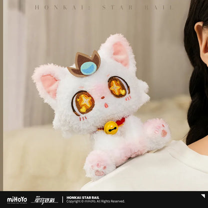 Honkai: Star Rail Glass Flower Cat Resting Shoulder Plush Pendant