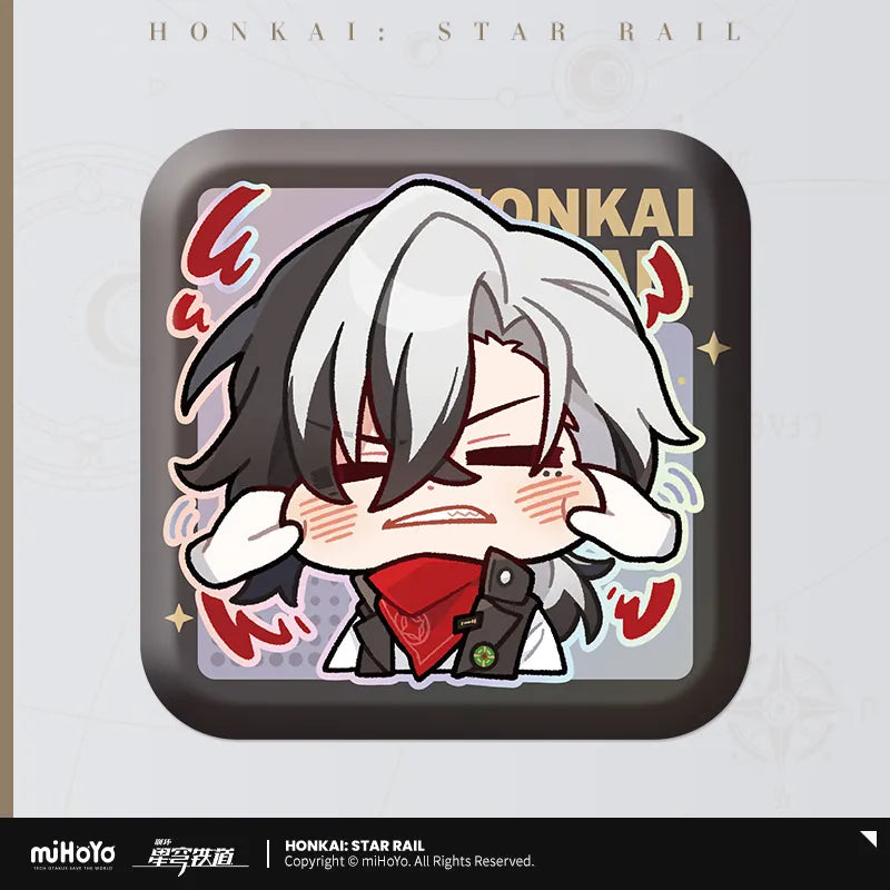 Honkai: Star Rail Pom-Pom Exhibition Hall Series Square Badge