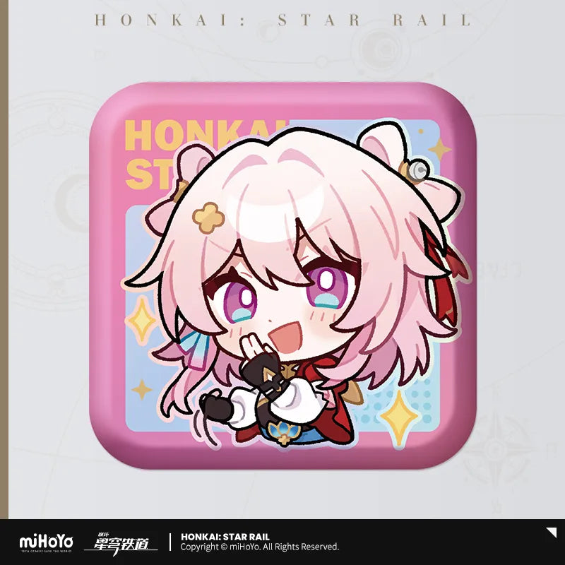 Honkai: Star Rail Pom-Pom Exhibition Hall Series Square Badge