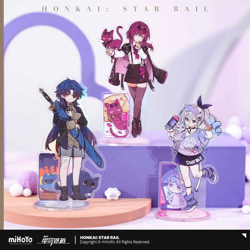 Honkai:Star Rail Tiny Cat Series Character Acrylic Standee