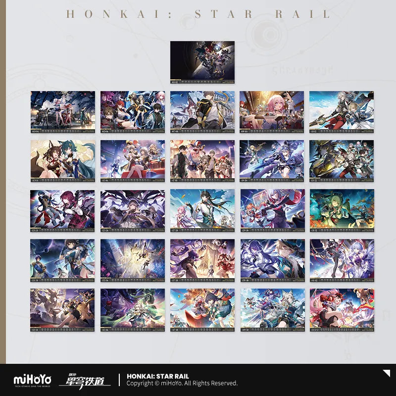 Honkai: Star Rail 2025 Calendar