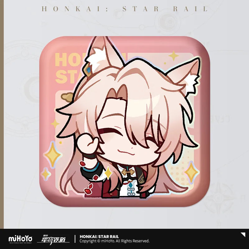 Honkai: Star Rail Pom-Pom Exhibition Hall Series Square Badge