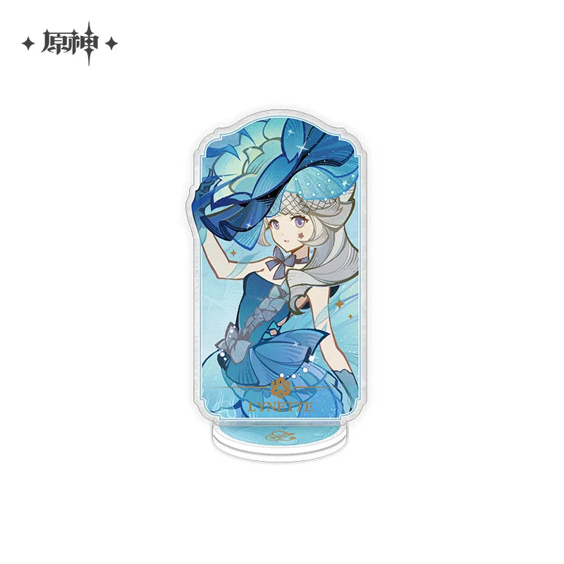 Genshin Impact Brocade Night Theme Series Badge & Acrylic Standee