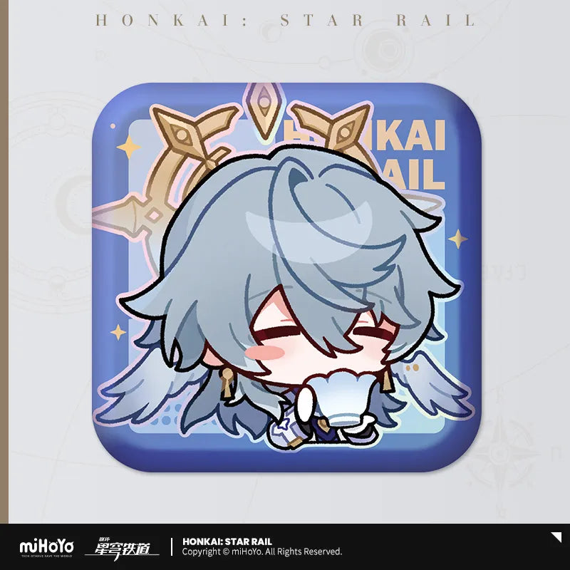 Honkai: Star Rail Pom-Pom Exhibition Hall Series Square Badge