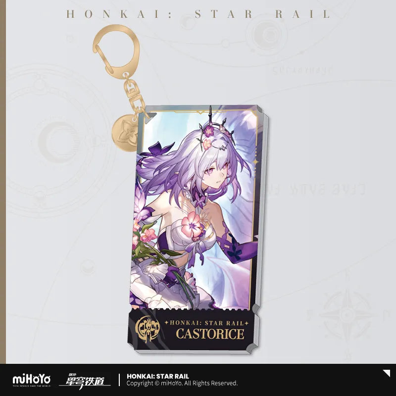 Honkai: Star Rail Remembrance Path Character Art Acrylic Keychain