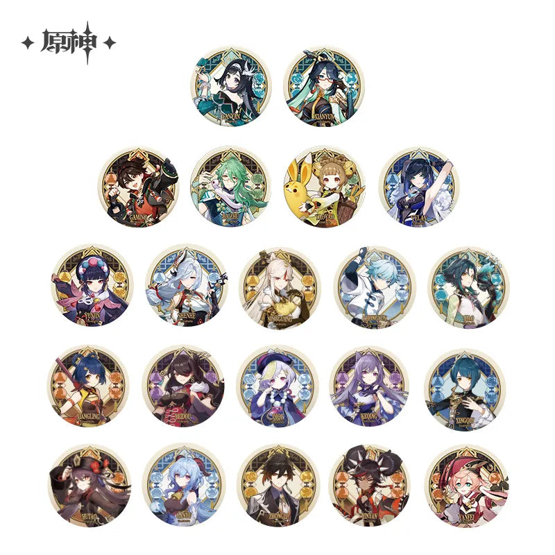Genshin Impact Liyue Themed Series Character Badge