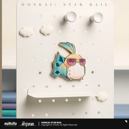 Honkai: Star Rail Jimmy's Interview Studio Series Origami Bird Metal Badge