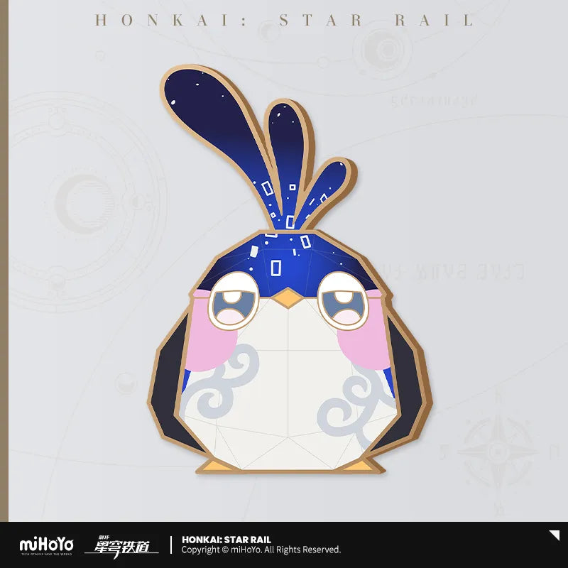 Honkai: Star Rail Acrylic Origami Bird Clash Metal Bookmark