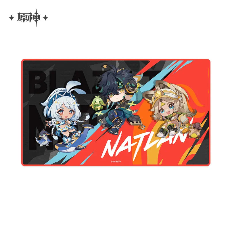 Genshin Impact Blaze To Natlan Beach Towel