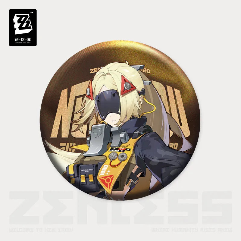 Zenless Zone Zero Tinplate Badge Obol Squad