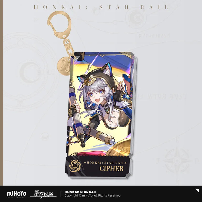 Honkai: Star Rail Nihility Path Character Art Series Keychain