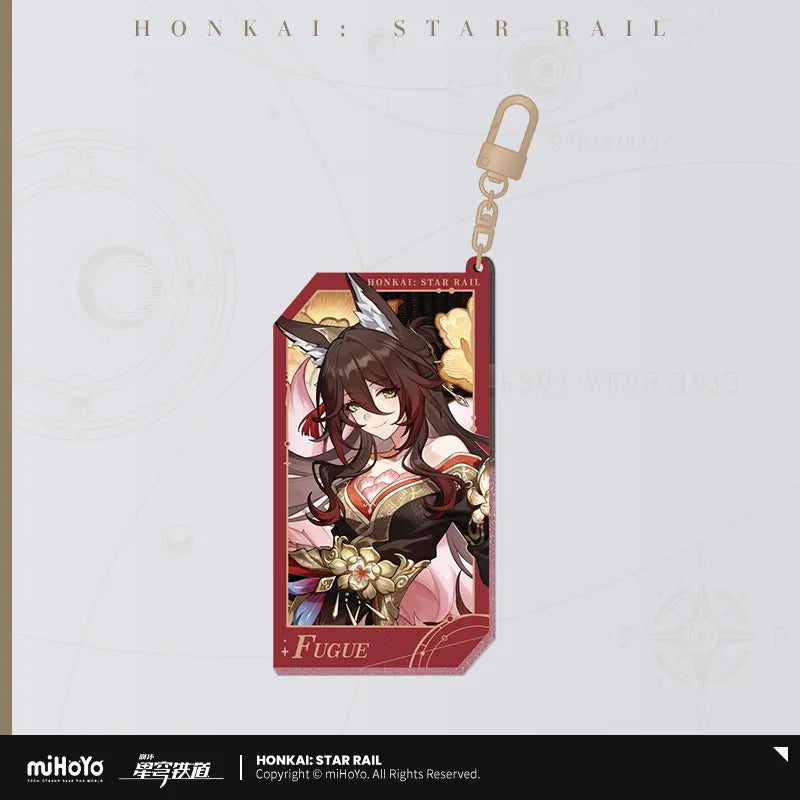 Honkai: Star Rail Star Invitation Series Reflective Quicksand Acrylic Keychain