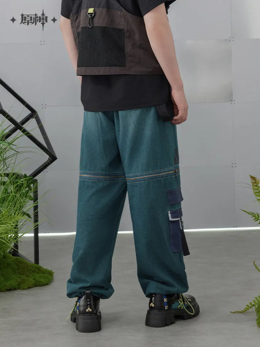 Genshin Impact Theme Impression Kinich Detachable Jeans Shorts w/ Bonus