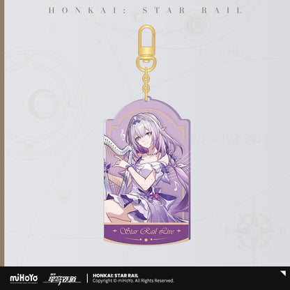 Honkai:Star Rail LIVE 2025 Character Acrylic Pendant Keychain