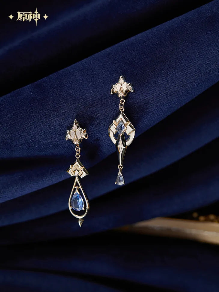 Genshin Impact Theme Impression Furina Earrings/Ear Cuffs