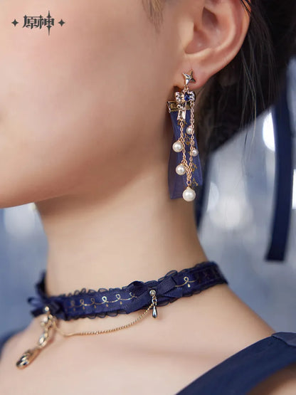 Genshin Impact Theme Impression Furina Earrings/Ear Cuffs