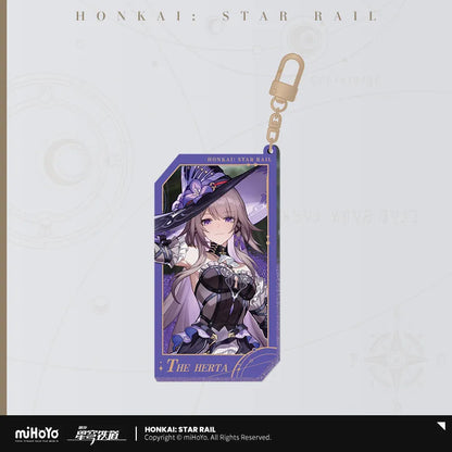 Honkai: Star Rail Star Invitation Series Reflective Quicksand Acrylic Keychain