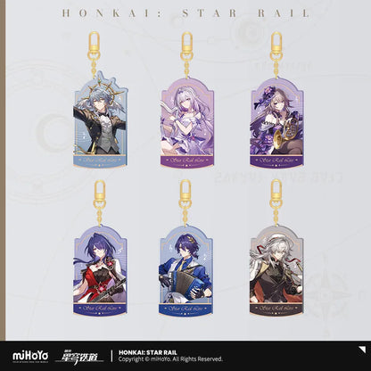 Honkai:Star Rail LIVE 2025 Character Acrylic Pendant Keychain