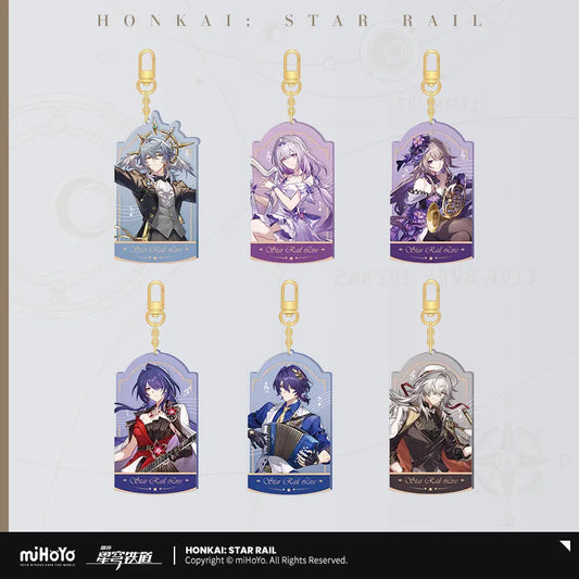 Honkai:Star Rail LIVE 2025 Character Acrylic Pendant Keychain