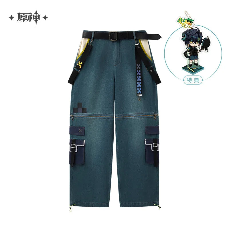 Genshin Impact Theme Impression Kinich Detachable Jeans Shorts w/ Bonus