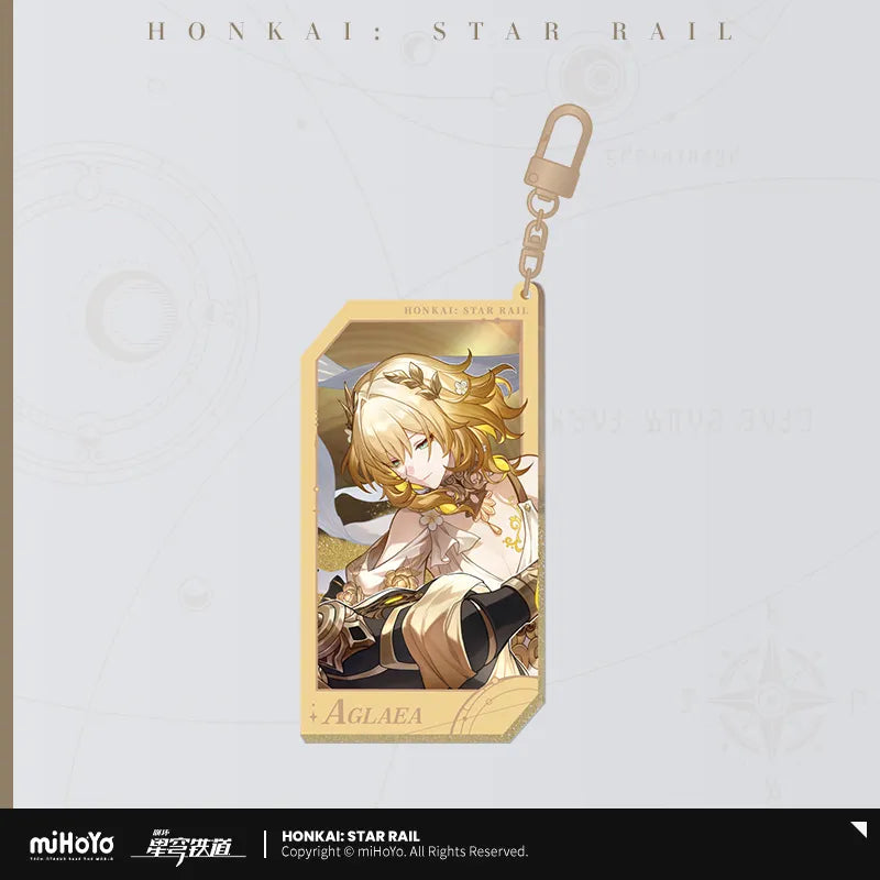 Honkai: Star Rail Star Invitation Series Reflective Quicksand Acrylic Keychain