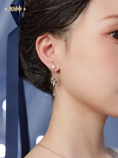 Genshin Impact Theme Impression Furina Earrings/Ear Cuffs