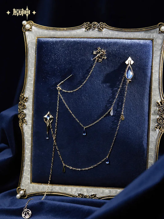 Genshin Impact Theme Impression Furina Brooch Set