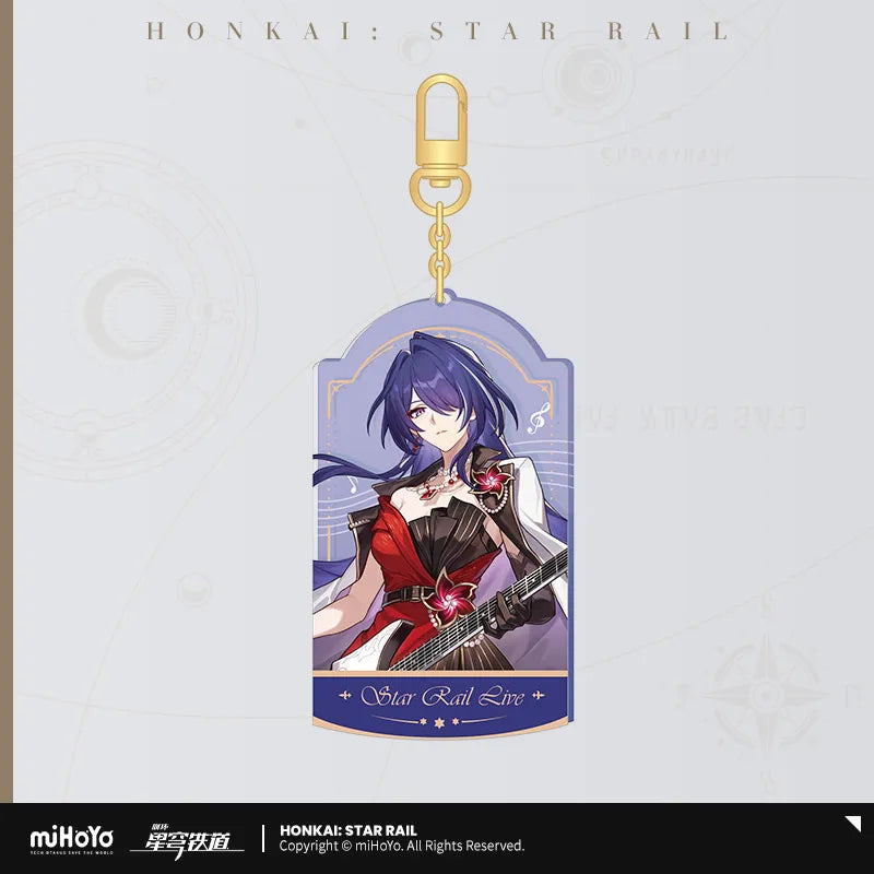 Honkai:Star Rail LIVE 2025 Character Acrylic Pendant Keychain