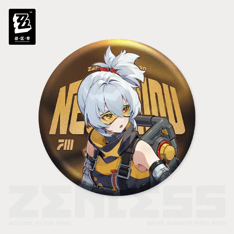 Zenless Zone Zero Tinplate Badge Obol Squad