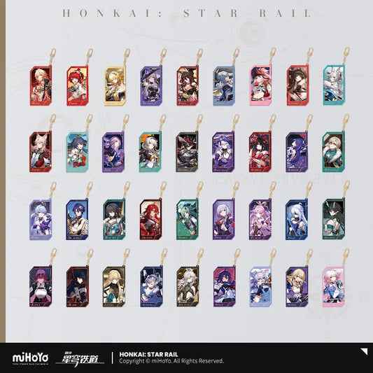 Honkai: Star Rail Star Invitation Series Reflective Quicksand Acrylic Keychain