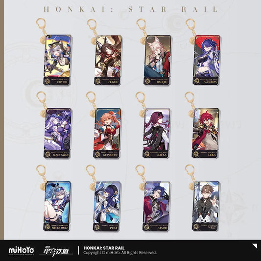 Honkai: Star Rail Nihility Path Character Art Series Keychain