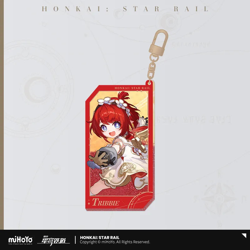 Honkai: Star Rail Star Invitation Series Reflective Quicksand Acrylic Keychain
