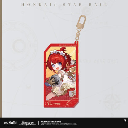 Honkai: Star Rail Star Invitation Series Reflective Quicksand Acrylic Keychain