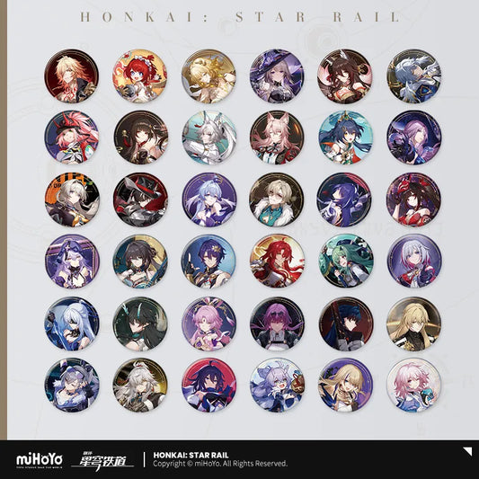Honkai: Star Rail Star Invitation Series Reflective Badge