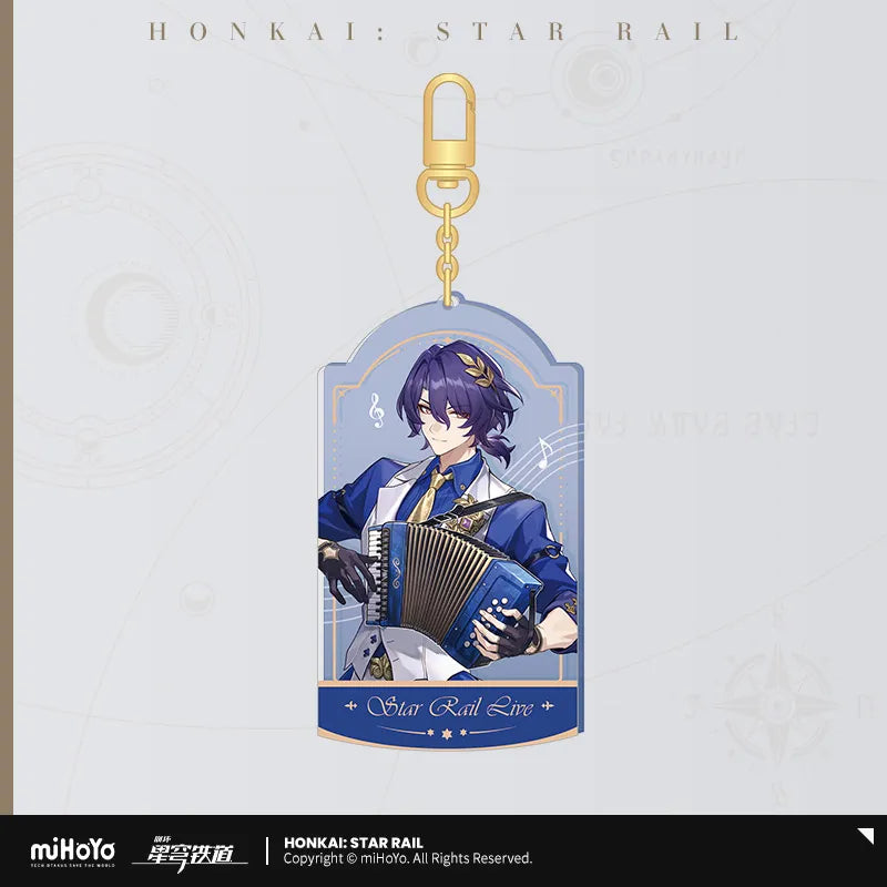Honkai:Star Rail LIVE 2025 Character Acrylic Pendant Keychain