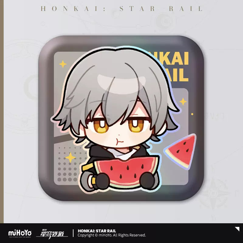 Honkai: Star Rail Pom-Pom Exhibition Hall Series Square Badge